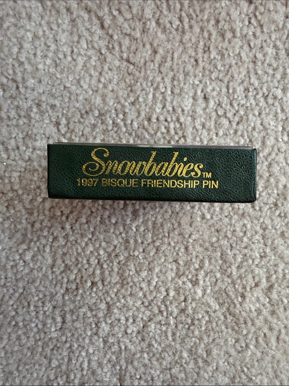 Snow babies 1996 bisque friendship pin